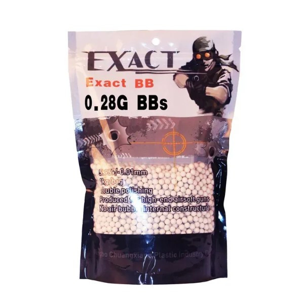 EXACT СТРАЙКБОЛЬНІ КУЛІ 0,28G 1KG 33736