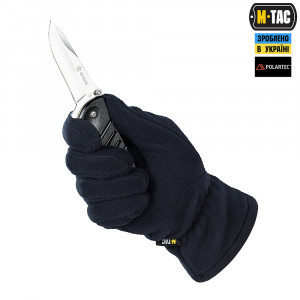 M-TAC ПЕРЧАТКИ WINTER POLARTEC DARK NAVY BLUE