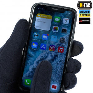 M-TAC ПЕРЧАТКИ WINTER POLARTEC DARK NAVY BLUE