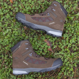 LOWA БОТИНКИ ТРЕКИНГОВЫЕ ДЕМИСЕЗОННЫЕ NEVADA GTX® MID DARK BROWN 010740-4593