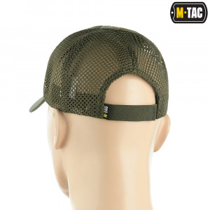 M-TAC БЕЙСБОЛКА З ЛИПУЧКОЮ ТА СІТКОЮ FLEX РІП-СТОП ARMY OLIVE