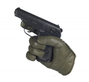 MIL-TEC ПЕРЧАТКИ ТАКТИЧЕСКИЕ КОЖА ОЛИВА 12504101