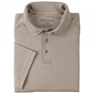 5.11 ПОЛО TACTICAL PERFORMANCE POLO SHORT SLEEVE SYNTHETIC KNIT SILVER TAN 71049-160