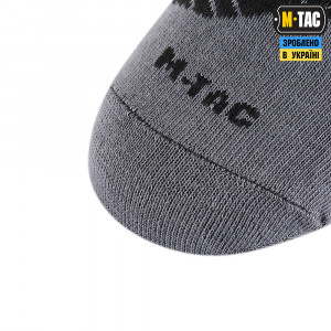 M-TAC ШКАРПЕТКИ ЛІТНІ ЛЕГКІ MORTAR BOMBS DARK GREY