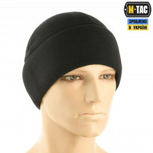 M-TAC ШАПКА WATCH CAP PREMIUM ФЛІС (250Г/М2) WITH SLIMTEX BLACK