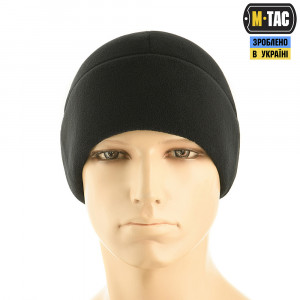 M-TAC ШАПКА WATCH CAP PREMIUM ФЛІС (250Г/М2) WITH SLIMTEX BLACK