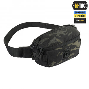 M-TAC СУМКА TACTICAL WAIST BAG ELITE HEX MULTICAM BLACK/BLACK