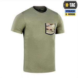 M-TAC ФУТБОЛКА З КИШЕНЕЮ 93/7 LIGHT OLIVE