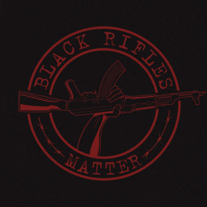 P1G-TAC ФУТБОЛКА BLACK RIFLES MATTER BLACK UA281-29891-BK-BRM