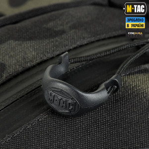 M-TAC СУМКА CROSS BAG SLIM ELITE HEX MULTICAM BLACK/BLACK