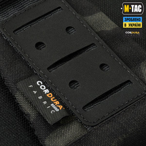 M-TAC СУМКА CROSS BAG SLIM ELITE HEX MULTICAM BLACK/BLACK