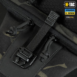 M-TAC СУМКА CROSS BAG SLIM ELITE HEX MULTICAM BLACK/BLACK