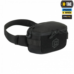 M-TAC СУМКА TACTICAL WAIST BAG GEN.II ELITE HEX (С ЛИПУЧКОЙ) BLACK