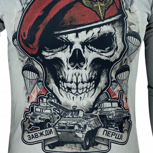 KRAMATAN TACTICAL DESIGN ФУТБОЛКА ДШВ МАРУН GREY