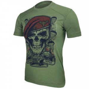 KRAMATAN TACTICAL DESIGN ФУТБОЛКА ДШВ МАРУН OLIVE