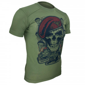 KRAMATAN TACTICAL DESIGN ФУТБОЛКА ДШВ МАРУН OLIVE