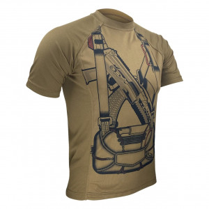 KRAMATAN TACTICAL DESIGN ФУТБОЛКА ПОДВЕСНАЯ Д-6 COYOTE
