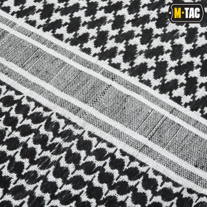 M-TAC ШАРФ ШЕМАГ ЩІЛЬНИЙ WHITE/BLACK