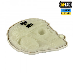 M-TAC НАШИВКА WAR IS HELL 3D PVC GID