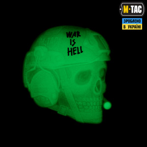 M-TAC НАШИВКА WAR IS HELL 3D PVC GID