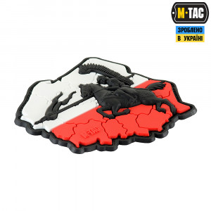 M-TAC НАШИВКА HUSARIA 3D PVC RED/WHITE