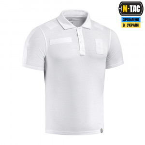 M-TAC ПОЛО ПОЛИЦИЯ 65/35 WHITE