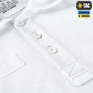 M-TAC ПОЛО ПОЛИЦИЯ 65/35 WHITE