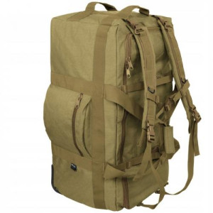 MIL-TEC ТРАНСПОРТНАЯ СУМКА COMBAT DUFFLE BAG WITH WHEEL COYOTE 13854005