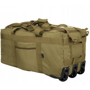 MIL-TEC ТРАНСПОРТНАЯ СУМКА COMBAT DUFFLE BAG WITH WHEEL COYOTE 13854005