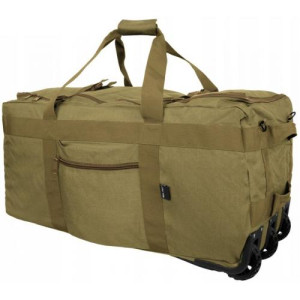 MIL-TEC ТРАНСПОРТНАЯ СУМКА COMBAT DUFFLE BAG WITH WHEEL COYOTE 13854005