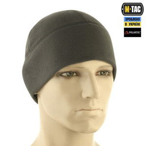 M-TAC ШАПКА WATCH CAP ФЛІС LIGHT POLARTEC DARK GREY