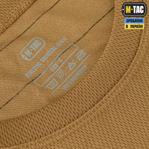 M-TAC ФУТБОЛКА ПОТОВІДВІДНА ATHLETIC GEN. 2 COYOTE BROWN