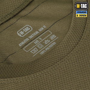 M-TAC ФУТБОЛКА ПОТОВІДВІДНА ATHLETIC GEN. 2 OLIVE