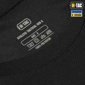 M-TAC ФУТБОЛКА ПОТОВІДВІДНА ATHLETIC GEN. 2 BLACK