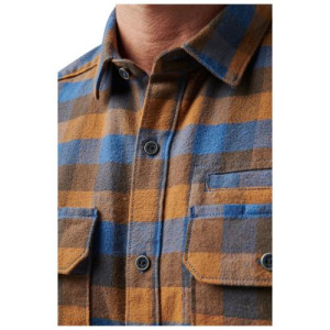 5.11 СОРОЧКА TACTICAL LESTER LONG SLEEVE SHIRT BLUE PLAID 72532-044