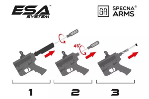 SPECNA ARMS АВТОМАТ M4 SA-C12 CORE BLACK 12773