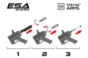 SPECNA ARMS АВТОМАТ SA-E25 EDGE BLACK 19127