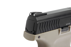 ICS ПИСТОЛЕТ BLE-XAE GBB BLACK/TAN 14732