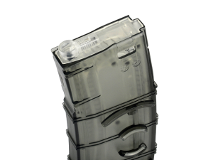BATTLEAXE МАГАЗИН ПОЛИМЕРНЫЙ TRANSLUCENT AR15 150RD 27659