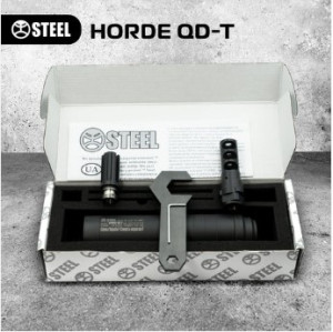 STEEL HORDE ГЛУШИТЕЛЬ QD-T БЫСТРОСЪЕМНЫЙ ТИТАНОВЫЙ ГЛУШИТЕЛЬ