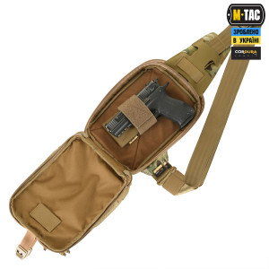 M-TAC СУМКА SLING PISTOL BAG ELITE HEX З ЛИПУЧКОЮ MULTICAM/COYOTE