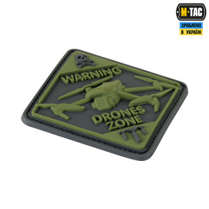 M-TAC НАШИВКА DRONES ZONE PVC OLIVE