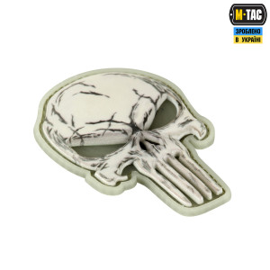 M-TAC НАШИВКА PUNISHER БІЛИЙ GID