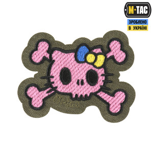 M-TAC НАШИВКА KITTY (ВИШИВКА) PINK/RANGER GREEN