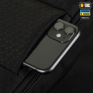 M-TAC СУМКА SPHAERA HARDSLING BAG LARGE С ЛИПУЧКОЙ ELITE BLACK