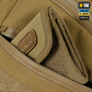 M-TAC СУМКА SPHAERA HARDSLING BAG LARGE С ЛИПУЧКОЙ ELITE COYOTE