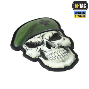 M-TAC НАШИВКА ЧЕРЕП У БЕРЕТІ (ДПСУ)