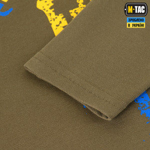M-TAC ФУТБОЛКА МЕСНИК ДОВГИЙ РУКАВ OLIVE/YELLOW/BLUE