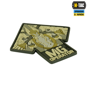 M-TAC НАШИВКА MG OPERATOR PVC OLIVE