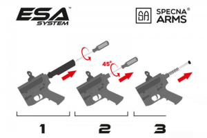 SPECNA ARMS АВТОМАТ M4 SA-C08 CORE HALF-TAN 22824